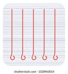 Skewers set icon. Vector illustration