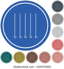 Skewers set icon. Vector illustration
