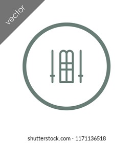 ski accessories icon