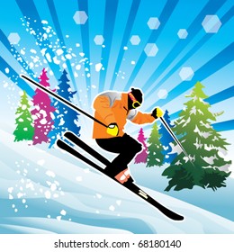 ski background 01