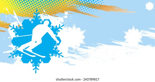 Ski banner