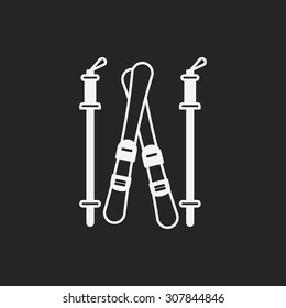 Ski board icon