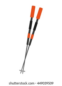 ski equipment isolated icon design, vector illustration  graphic 