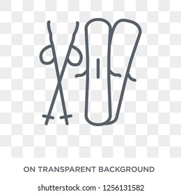 Ski Equiptment icon. Ski Equiptment design concept from Winter collection. Simple element vector illustration on transparent background.