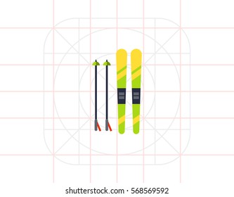 Ski Flat Icon