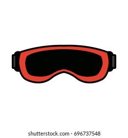ski glasses or goggles winter snow sport mask protection