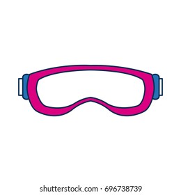 ski glasses or goggles winter snow sport mask protection