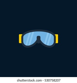 Ski goggle icon