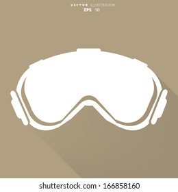  ski goggles icon