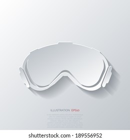 ski goggles icon