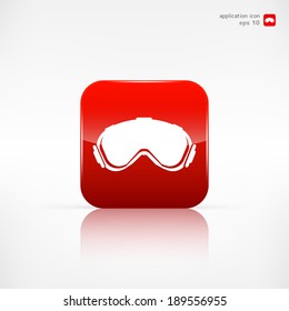 ski goggles icon