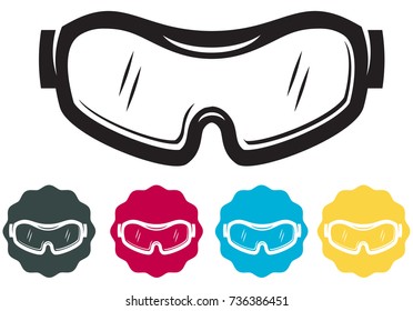Ski Goggles Icon