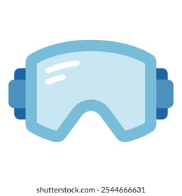 Ski Goggles winter vector icon illustration
