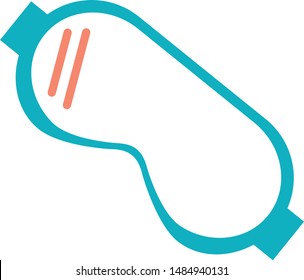 Ski googles for ice mountain trendy icon on white background for web graphic