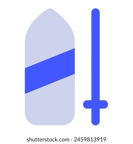 Icono de esquí para Web, App, infografía