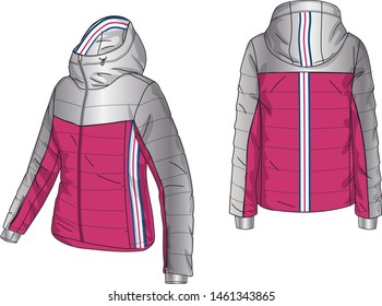 Ski Jacket Women Fashion Active Wear