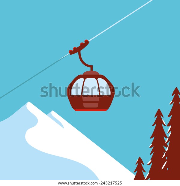 Ski Lift Gondola Snow\
Mountains