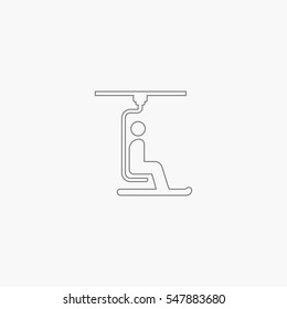 ski lift icon