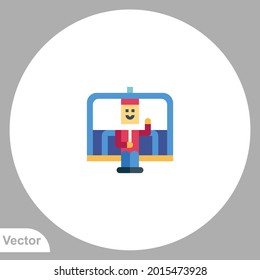 Ski lift icon sign vector,Symbol, logo illustration for web and mobile