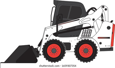 Ski Loader vector file for pavement