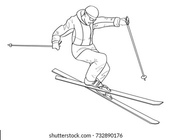 ski mountain man 1