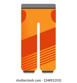 Ski pants icon. Cartoon of ski pants vector icon for web design isolated on white background