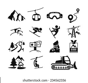 Ski Resort Icons