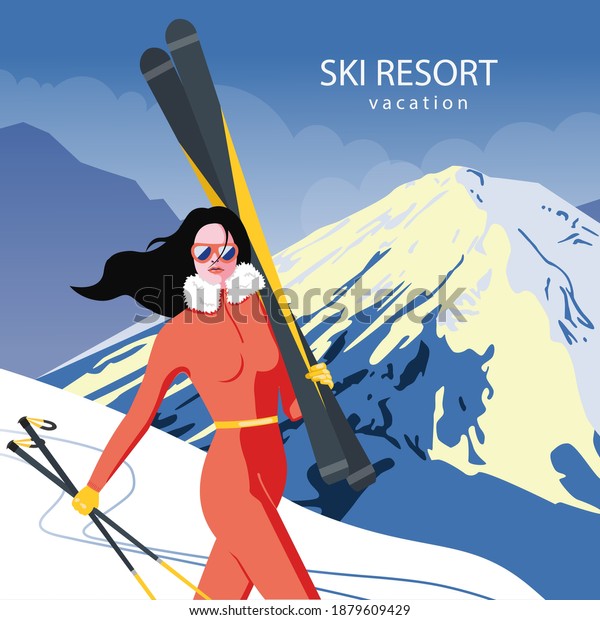 1,224 Vintage Ski Postcard Images, Stock Photos & Vectors | Shutterstock