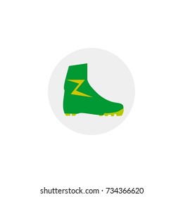 ski shoes flat icon