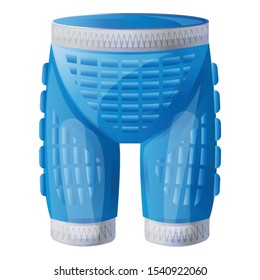 Ski shorts icon. Cartoon of ski shorts vector icon for web design isolated on white background