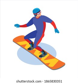 Ski, skate, hockey, snowboarding and sledding icons. Skiing. Jumping skier. Extreme winter sports.