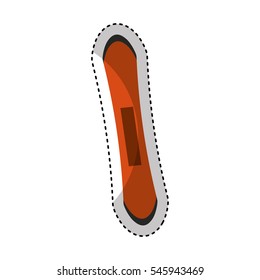 ski sport equipment icon vector illustration design