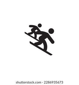 ski sport icon design template