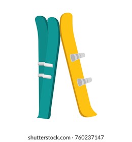 ski sport isolated icon
