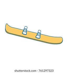 ski sport isolated icon