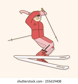 ski theme elements