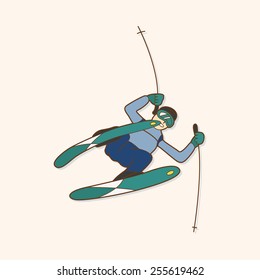 ski theme elements