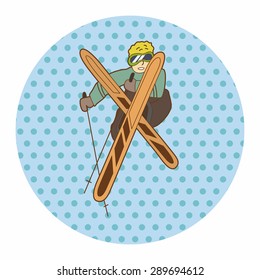 ski theme elements