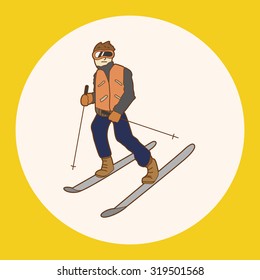 ski theme elements