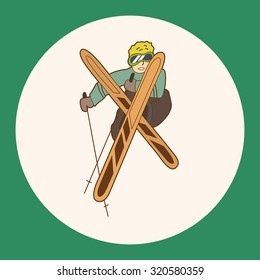 ski theme elements
