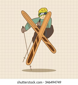 ski theme elements