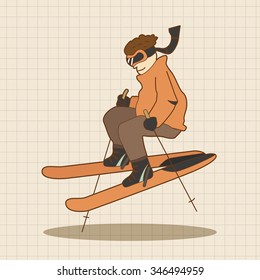 ski theme elements