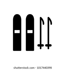 ski vector icon
