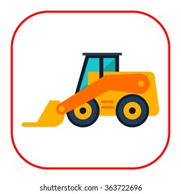 Skid loader icon