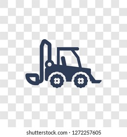 Skid Loader Icon. Trendy Skid Loader Logo Concept On Transparent Background From Industry Collection