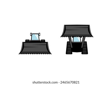 Skid Steer Bucket Design Illustration vector eps format , suitable for your design needs, logo, illustration, animation, etc.