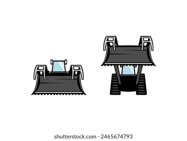 Skid Steer Grapple Design Illustration vector eps format , suitable for your design needs, logo, illustration, animation, etc.