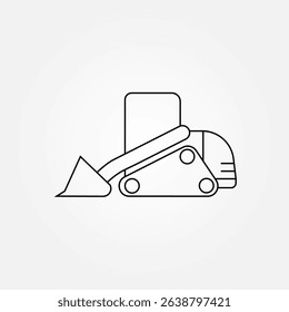 skid steer icon symbol illustration vector eps10 logo template