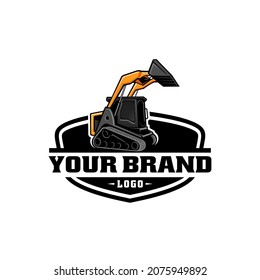 skid steer loader - construction equipment vector isolated