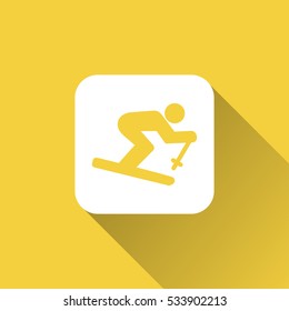 skier icon design